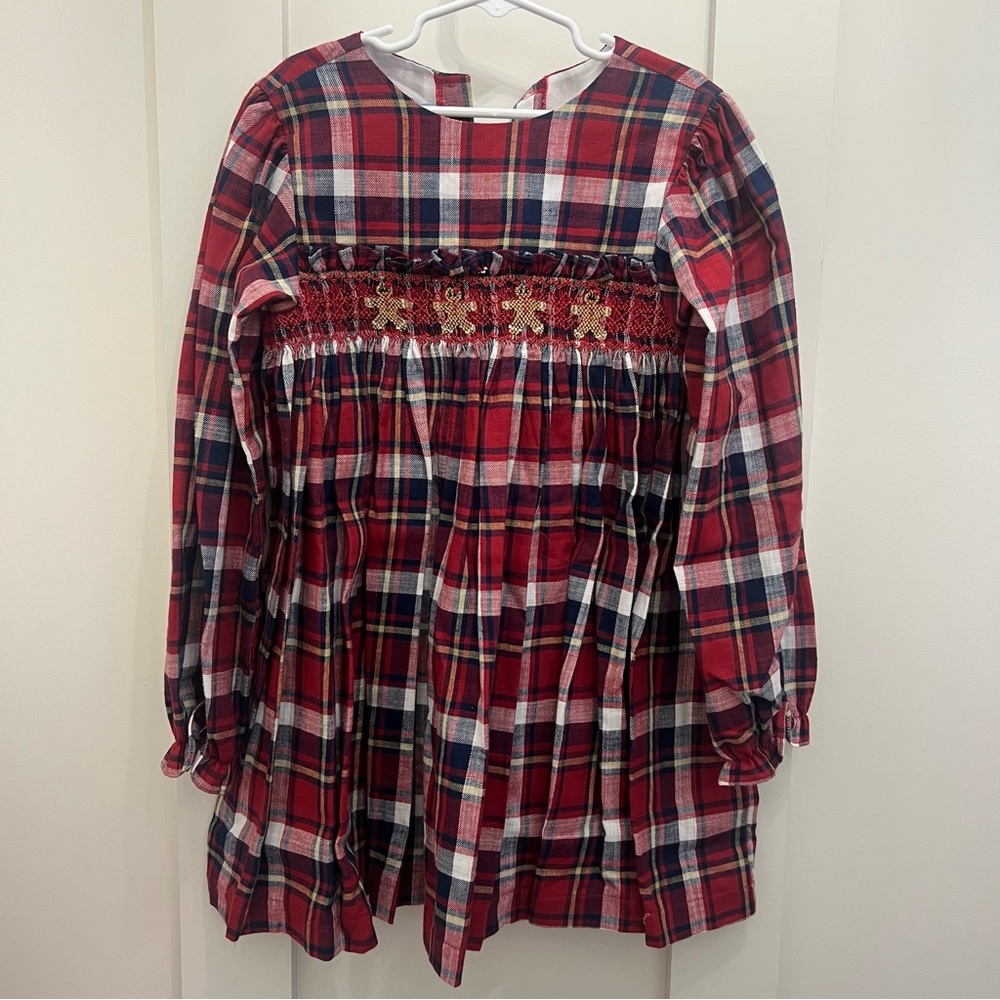 Bella Bliss Girls Gingerbread Christmas Dress